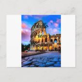 Colosseum Roma briefkaart (Voorkant)