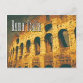 colosseum roma italia briefkaart (Voorkant)