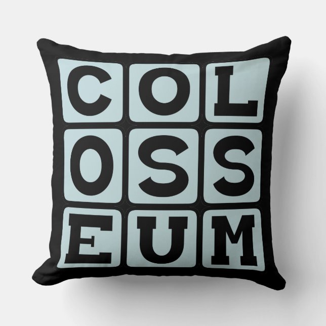 Colosseum, Roman Forum Kussen (Voorkant)