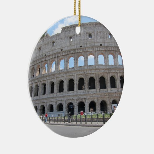 Colosseum Rome aan! Keramisch Ornament (Rechts)