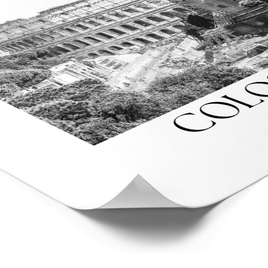 Colosseum Rome Arch Fotoprint Poster (Hoek)