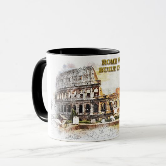 Colosseum Rome Arena Stadium Art Draw Arnold Mok (Voorkant links)