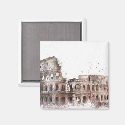 Colosseum Rome Art Magnet (Voorkant / Achterkant)