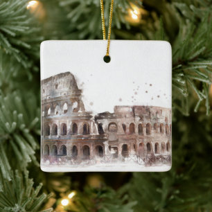 Colosseum Rome  Art Ornament