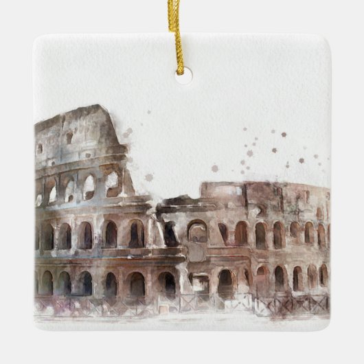 Colosseum Rome  Art Ornament (Voorkant)