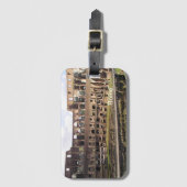 Colosseum Rome Bestemming Cust. Tekst Bagagelabel (Voorkant (verticaal))