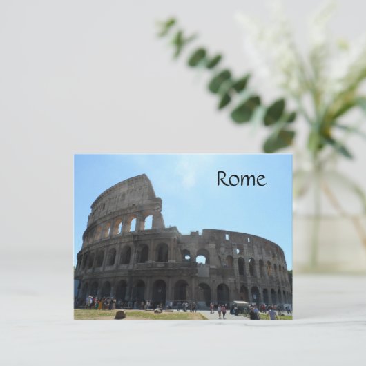 Colosseum-Rome Briefkaart (Staand voorkant)