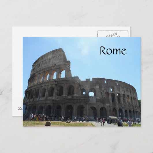 Colosseum-Rome Briefkaart (Voorkant / Achterkant)