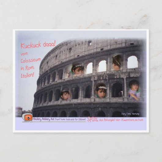 Colosseum - Rome Briefkaart (Voorkant)