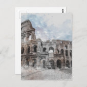  Colosseum Rome Briefkaart - Reiskunst (Voorkant / Achterkant)