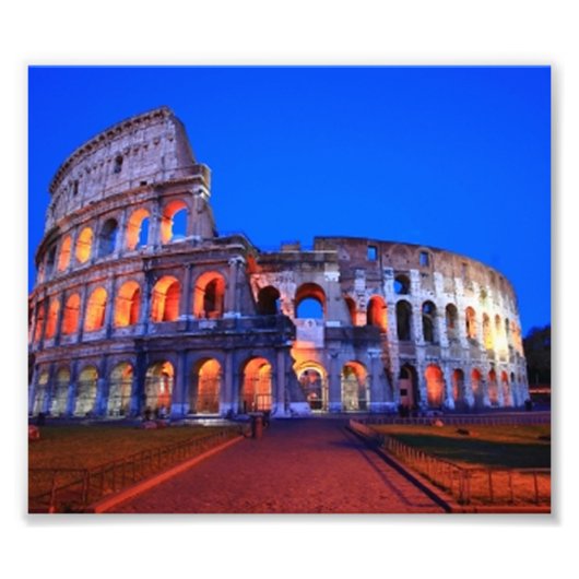 Colosseum Rome Foto Afdruk (Voorkant)