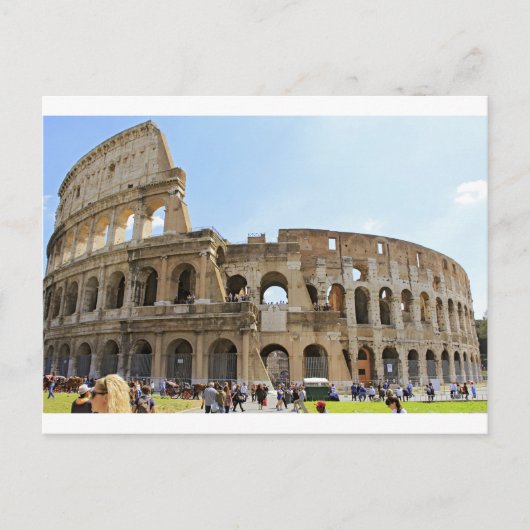 Colosseum Rome Fotografie Briefkaart (Voorkant)