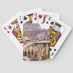 Colosseum Rome Fotografie Pokerkaarten