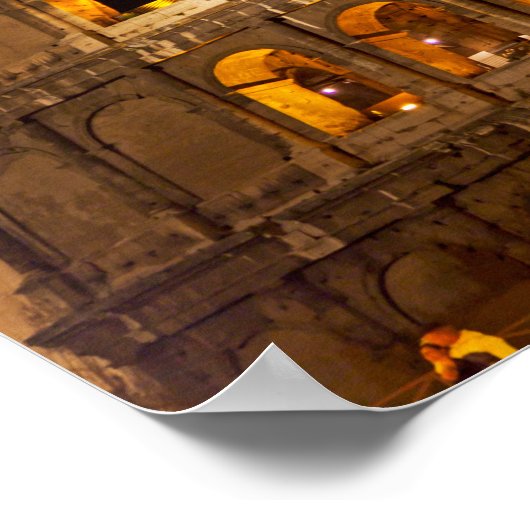 Colosseum Rome Fotografie Poster (Hoek)