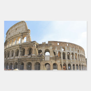 Colosseum Rome Fotografie Rechthoekige Sticker