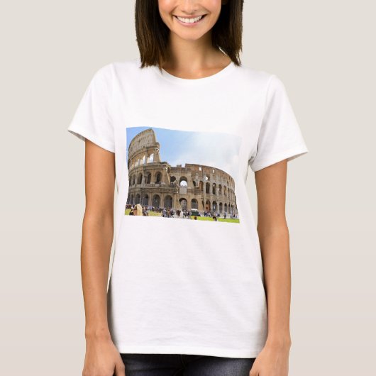Colosseum Rome Fotografie T-shirt (Voorkant)