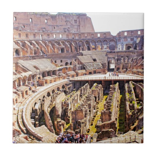 Colosseum Rome Fotografie Tegeltje (Voorkant)