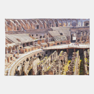 Colosseum Rome Fotografie Theedoek