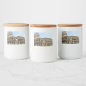 Colosseum Rome Fotografie Voedselcontainer Etiket (Flessen)