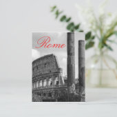Colosseum Rome Italiaanse reisfoto zwart-wit Briefkaart (Staand voorkant)