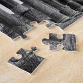 Colosseum Rome Italiaanse reisfoto zwart-wit Legpuzzel (Zijkant)