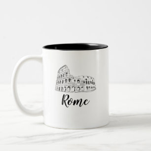 Colosseum Rome Italië Art Two-Tone Coffee Mok