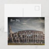 Colosseum. Rome, Italië Briefkaart (Voorkant / Achterkant)