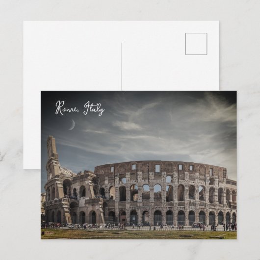 Colosseum. Rome, Italië Briefkaart (Voorkant / Achterkant)