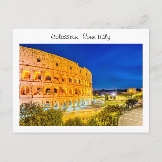 Colosseum - Rome Italië Briefkaart (Voorkant)