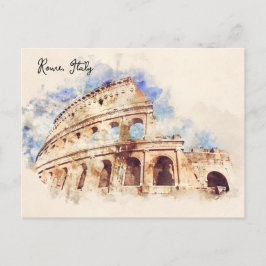Colosseum. Rome, Italië Briefkaart