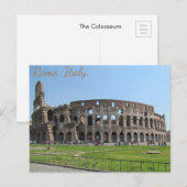 Colosseum. Rome, Italië Briefkaart (Voorkant / Achterkant)