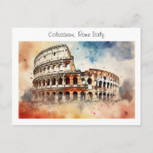 Colosseum - Rome Italië Briefkaart (Voorkant)