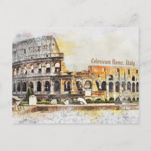 Colosseum Rome, Italië Briefkaart