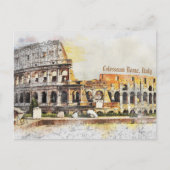 Colosseum Rome, Italië Briefkaart (Voorkant)