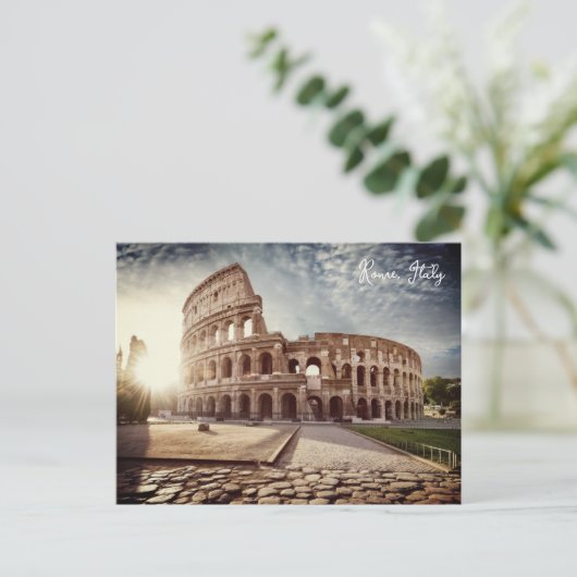 Colosseum. Rome, Italië Briefkaart (Staand voorkant)