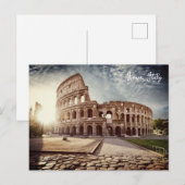 Colosseum. Rome, Italië Briefkaart (Voorkant / Achterkant)