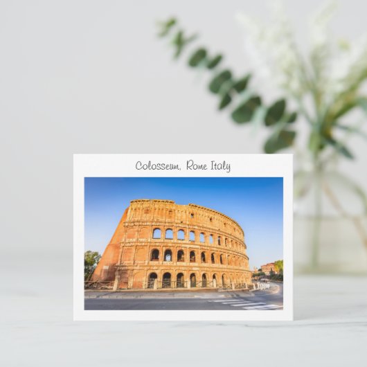 Colosseum - Rome Italië Briefkaart (Staand voorkant)