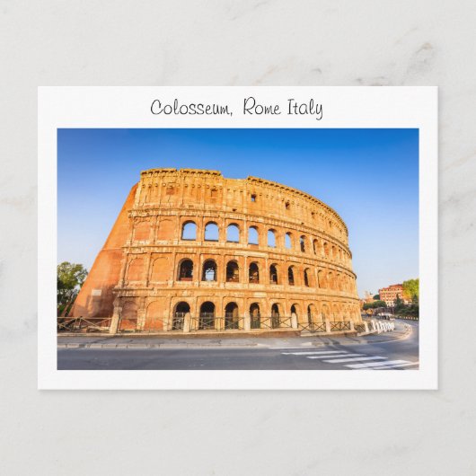 Colosseum - Rome Italië Briefkaart (Voorkant)