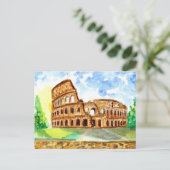 Colosseum Rome Italië Briefkaart (Staand voorkant)