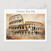 Colosseum - Rome Italië Briefkaart (Voorkant)