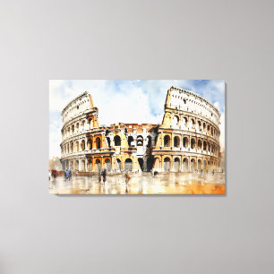 Colosseum, Rome - Italië Canvas Print