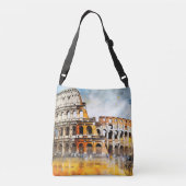 Colosseum Rome Italië Crossbody Tas (Achterkant)