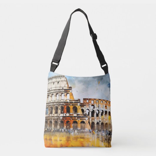 Colosseum Rome Italië Crossbody Tas (Voorkant)