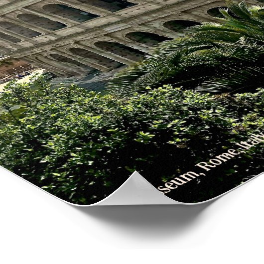 Colosseum, Rome, Italië Design Fotoprint Poster (Hoek)