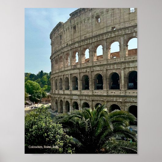 Colosseum, Rome, Italië Design Fotoprint Poster (Voorkant)