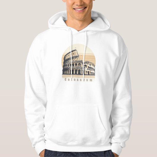 Colosseum Rome Italië Europa Hoodie (Voorkant)