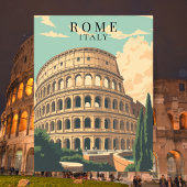 Colosseum Rome Italië  Europees monument Briefkaart