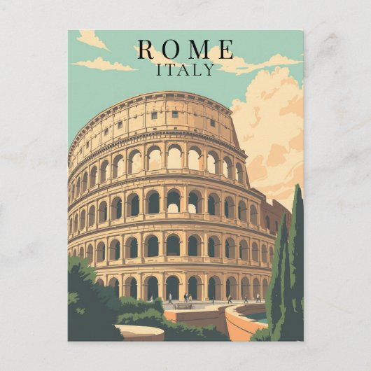 Colosseum Rome Italië  Europees monument Briefkaart (Voorkant)