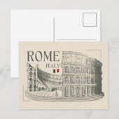  Colosseum Rome, Italië Feestdagenkaart (Voorkant / Achterkant)