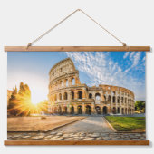 Colosseum Rome Italië Hangend Wandkleed (Voorkant)